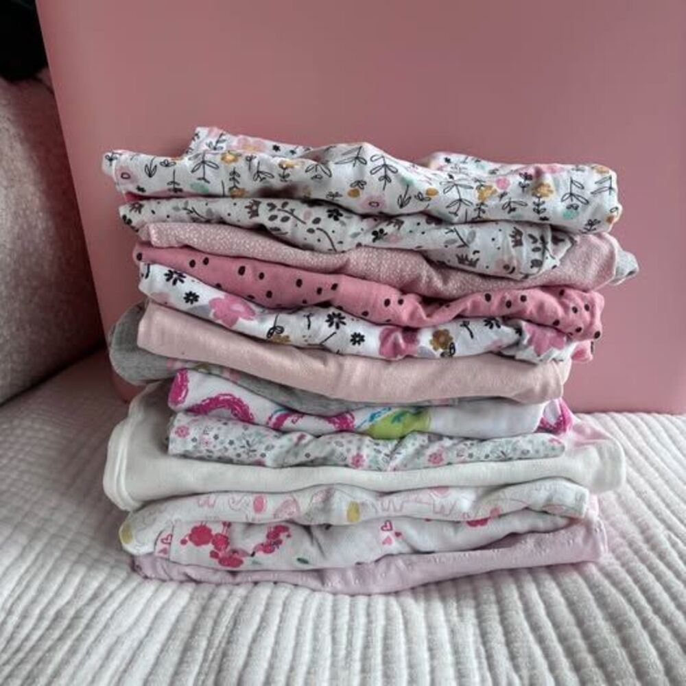 Lot of 13 Footie Pajamans 0-3months
